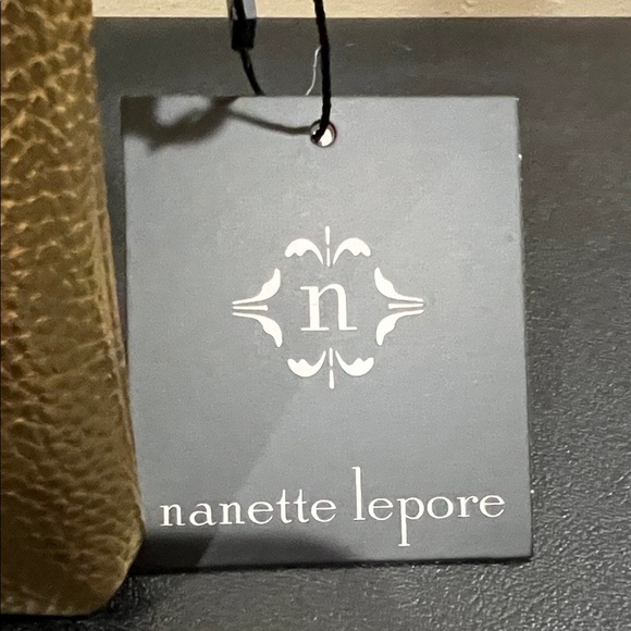 Nanette Lepore |  Gold Crossbody Bag Set w/ Matching Wallet, Bag Charm - Picture 3 of 15